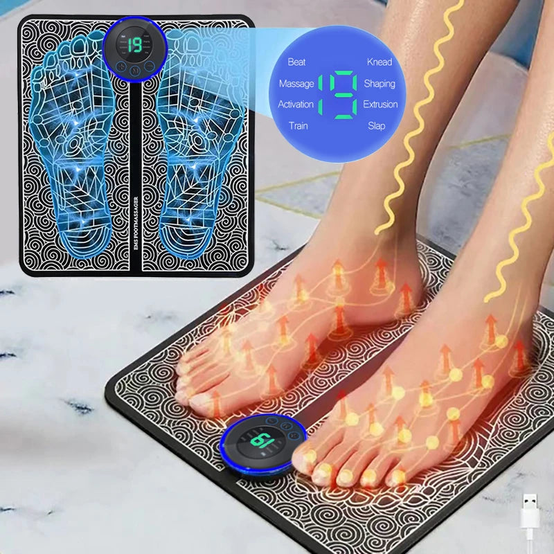 Masajeador de pies plegable portátil