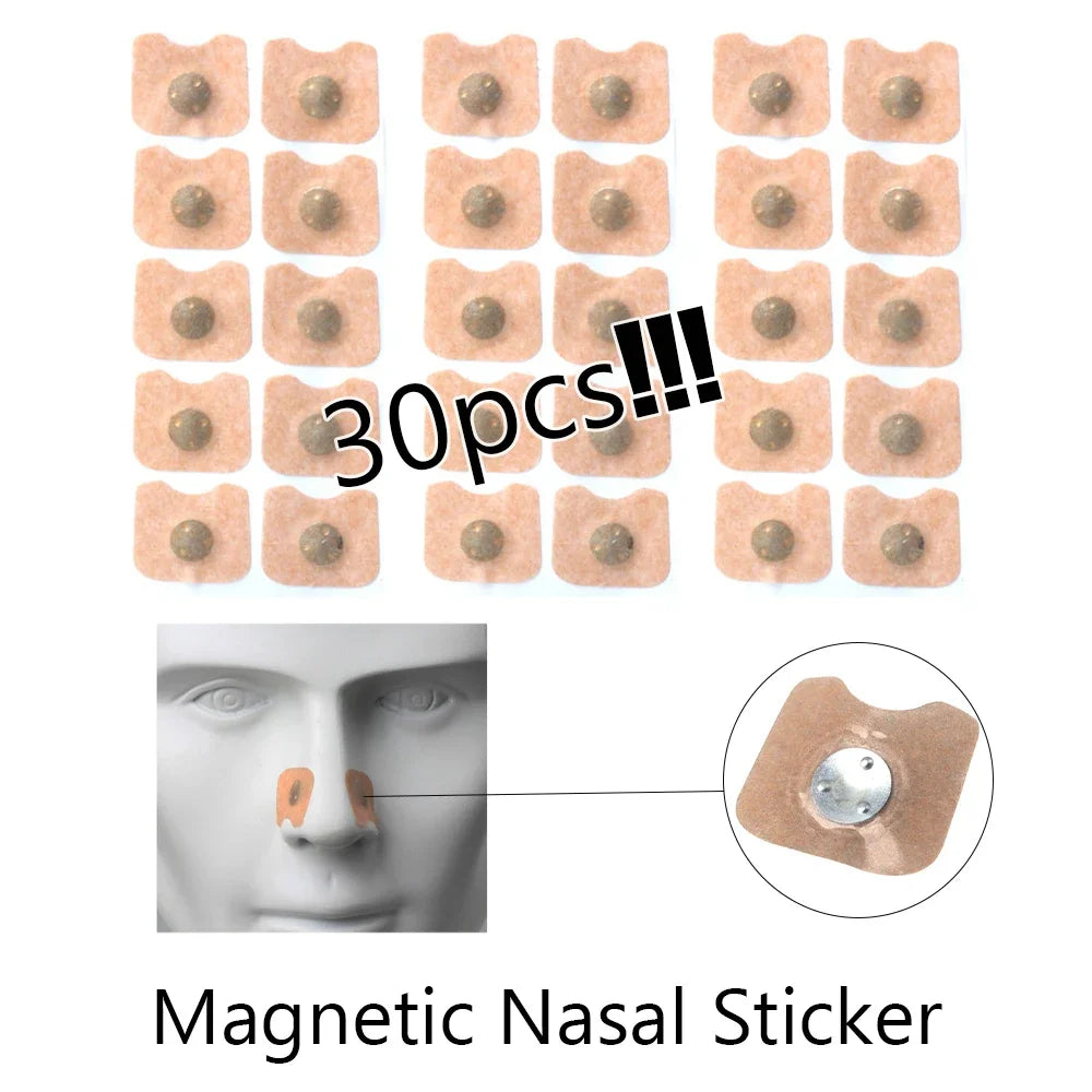 15/50Pairs Magnetic Nasal Clip Strip Dilatador Respiratorio Nasal Sleep Intake Mejorar la calidad del sueño Reducir los ronquidos