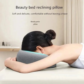 Almohada Ergonomica para Tumbarse Espuma con Memoria Transpirable Almohada para Apoyar la Cabeza Almohada para Masaje Corporal Almohada para Descansar la Cara para Salon de Belleza